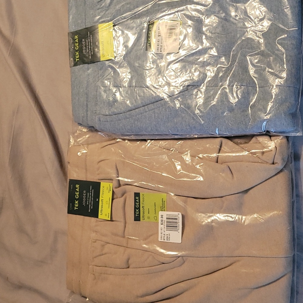 2 pairs of Tek Gear joggers NWTS